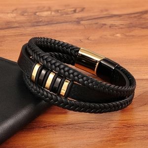 Luxury Men's leather bracelet